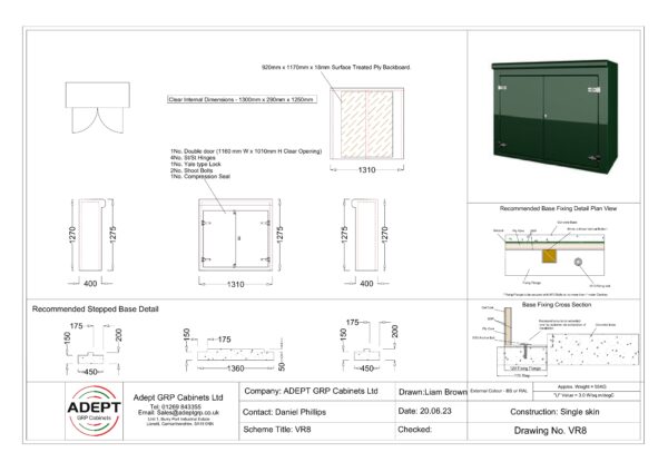 VR8 - 1300w x 400 x 1250 - Image 5